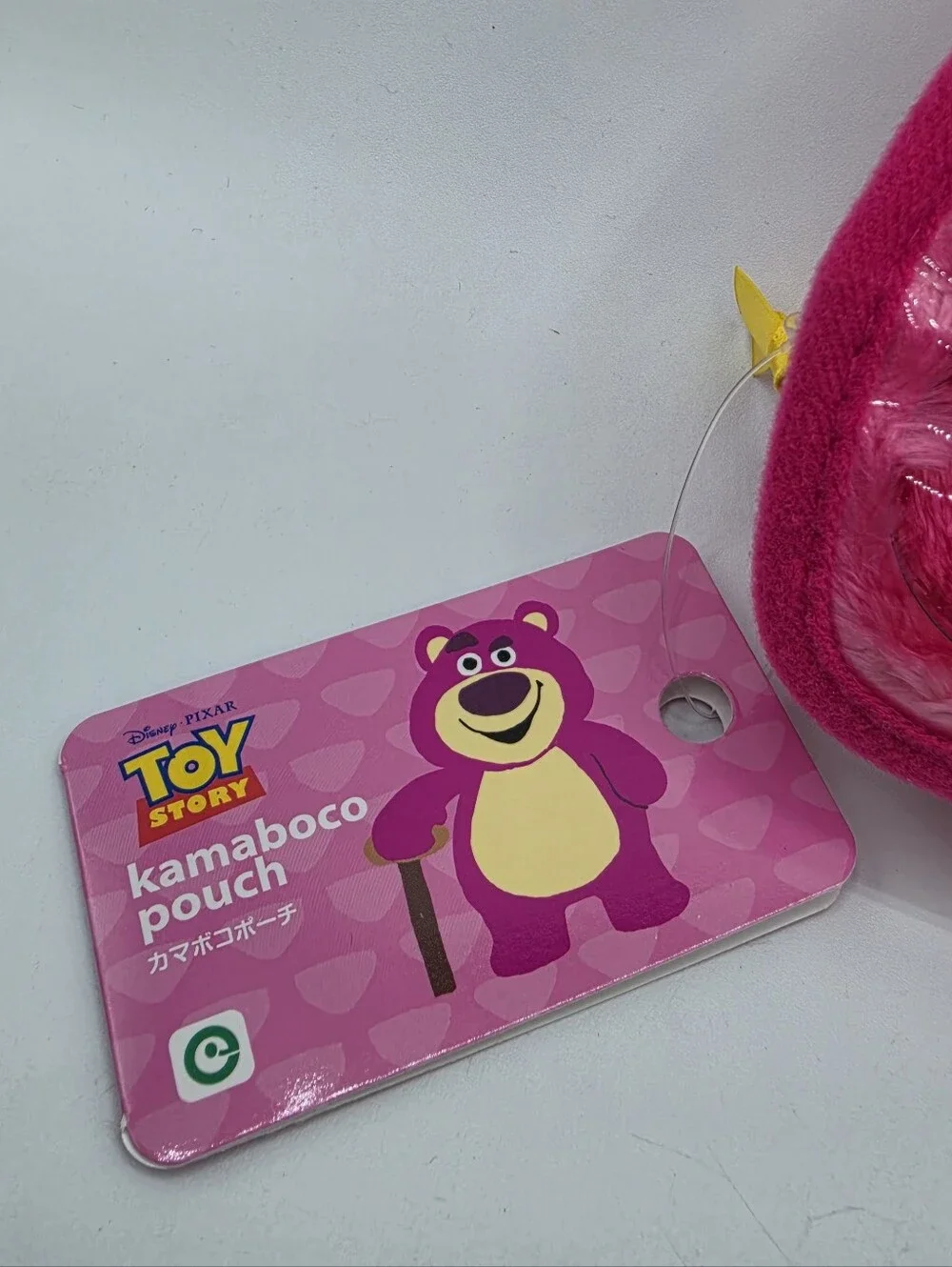 Pixar Toy Story Lotso Bear Plush Accessories Makeup Pouch Pink